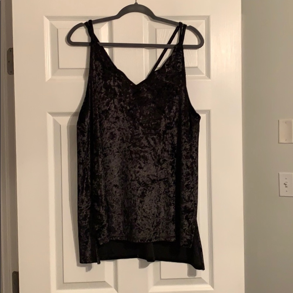 Crushed Velvet Tank Top